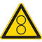 Piktogramm 299 dreieckig - "Warnung vor laufenden Walzen"